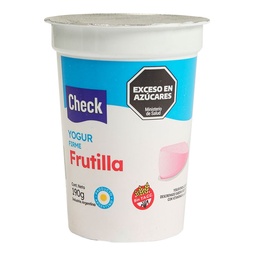 Yogur Firme Check Sabor Frutilla 190 g