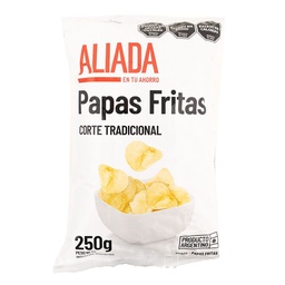 Papas Fritas Aliada Corte Tradicional 250 g