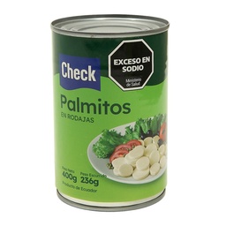 Palmitos en Rodajas Check 400 g