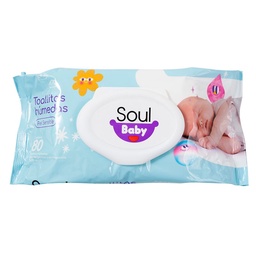 Toallas Humedas Soul Baby Recien Nacido Piel Sens 80un