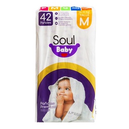 Pañal Soul Baby Premium m 42un