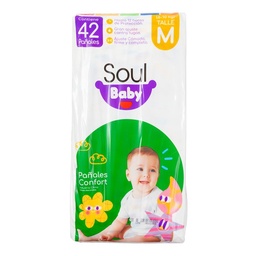 Pañal m Soul Baby 42un