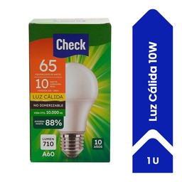 Lampara Led Check 10W Calida