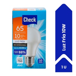 Lampara Led Check 10W Fria