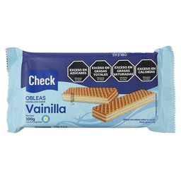 Obleas Check Vainilla 100 g