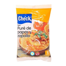 Pure de Papas y Zapallo Check 100 g