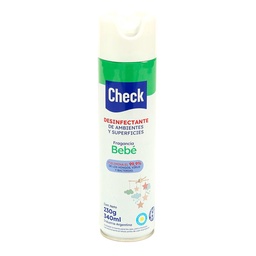 Desinfectante de Ambientes Check Fragancia Bebé 340 ml