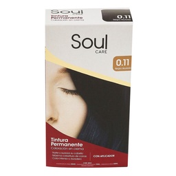 Tintura Permanente Soul Care 0.11 Negro Azulado