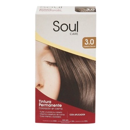 Tintura Permanente Soul Care 3.0 Castaño Oscuro