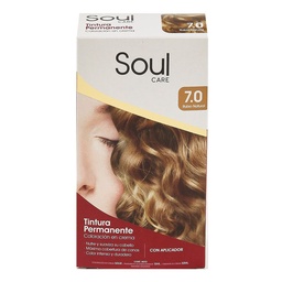 Tintura Permanente Soul Care 7.0 Rubio Natural