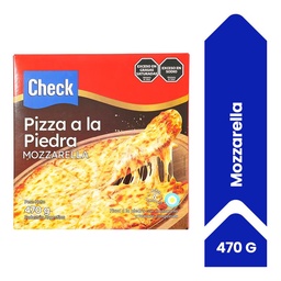 Pizza A La Piedra Check con Mozzarella y Tomate 470 g