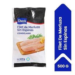 Filet de Merluza Check Sin Espinas Congelado 500 g