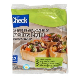 Tapa para Empanadas Check Criollas Light 300 g