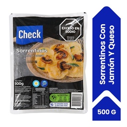 Sorrentinos Check con Jamón y Queso 500 g