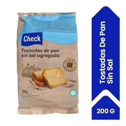 Tostadas de Pan Check Sin Sal 200 g