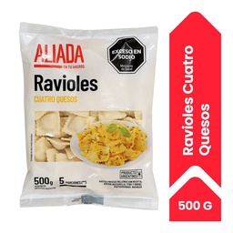 Ravioles Aliada Cuatro Quesos 500 g