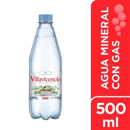 Agua Mineral Villavicencio con Gas 500 ml
