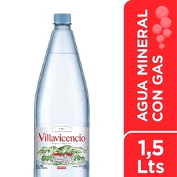Agua Mineral Villavicencio con Gas 1.5 l