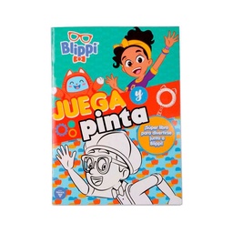 Libro Blippi Juega y Pinta Vertice