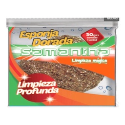 Esponja Samantha Dorada x 30 gr