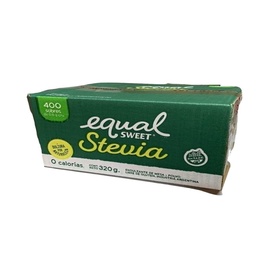 Edulcorante Equalsweet Stevia x 400 Unid