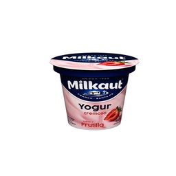 Yogur Entero de Frutilla Milkaut 190gr Milkaut 190gr