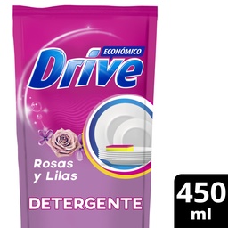 Detergente Rosas-lilas Dp Drive 450ml