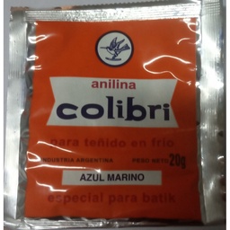 Colibri Anilina x 20g Azul Marino