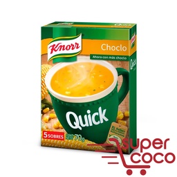 Sopa Knorr Quick Choclo 70g