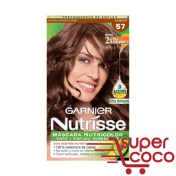 Kit Completo de Coloración Permanente Nutrisse Clásico Tono 57 Ambar x 45 gr