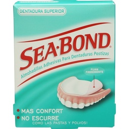 Almohadillas Adhesivas Sea Bond para Dentaduras Postizas x 18 un