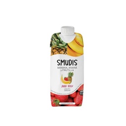 Jugo Smudis 100% Anana, Banana y Frutilla x 500 ml