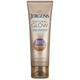 Autobroceante Jergens Humectante Natural Glow 3 Days To Glow Medio A Bronceado x 118 ml