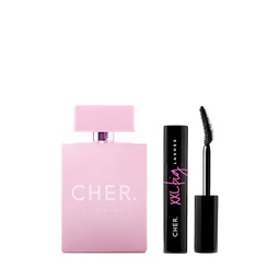 Kit Cher: Edp Dieciocho x 100 ml + Máscara de Pestañas Big Lashes Ii