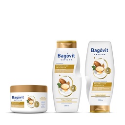 Kit Bagóvit Capilar Reparación Shampoo + Acondicionador + Mascarilla