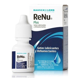 Gotas Renu Plus Lubricantes y Rehumectantes x 8 ml