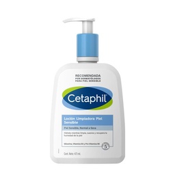 Loción Facial Cetaphil Limpiadora para Piel Sensible x 473 ml