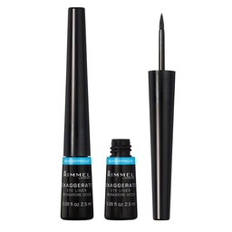 Lápiz Delineador de Ojos Líquido Rimmel Exaggerate Glossy Black x 2,5 ml