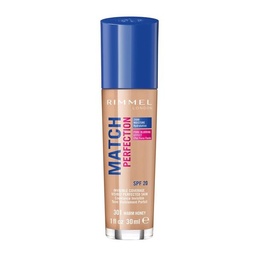 Base Cremosa de Maquillaje Rimmel Match Perfection 301 Fps 20 x 30 ml