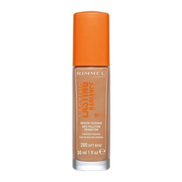 Base Líquida de Maquillaje Rimmel Lasting Radiance Fnd New Generation 200 x 30 ml