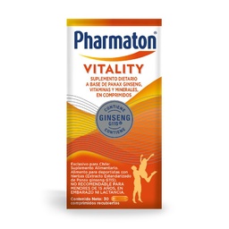 Suplemento Dietario Pharmaton Vitality x 30 Comprimidos