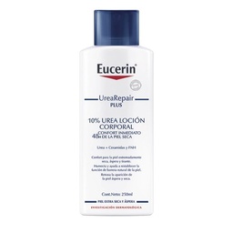 Loción Corporal Eucerin Urearepair Plus 10% para Piel Seca x 250 ml