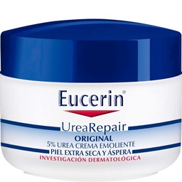 Crema Emoliente Intensiva Eucerin Urearepair Plus 5% para Piel Seca x 75 ml