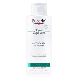 Shampoo Gel Anticaspa Eucerin Dermocapillaire para Dermatitis Seborreica x 250 ml