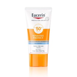 Protector Solar Facial Eucerin Sensitive Protect Fps 50+ para Piel Sensible y Seca x 50 ml