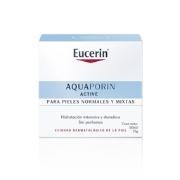 Crema Facial Humectante y Refrescante Eucerin Aquaporin Active Piel Normal-mixta x 50 ml