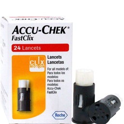 Lancetas Accu-chek Fastclix x 24