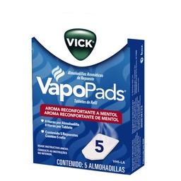 Almohadillas Vick Vapopad x 5 un