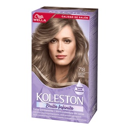 Kit Coloración Permanente Koleston 718 Rubio Med Perla Ilumin x 65 g