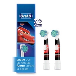 Oral-b Disney Cars Cabezales de Repuestos para Cepillo Dental Eléctrico x 2 un